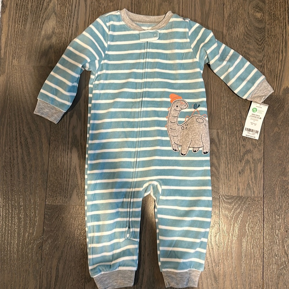 Carters footless fleece pajama 18 months. New with tag